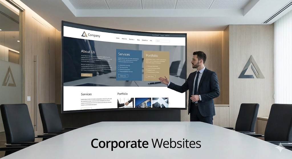 مواقع الشركات والمؤسسات